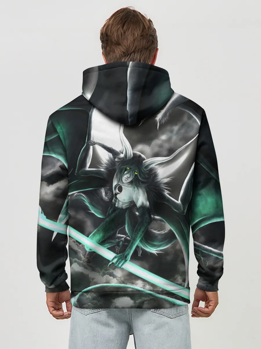 Худи мужской база хлопок / Ulquiorra Schiffer Bleach