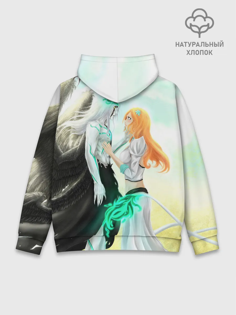 Худи мужской база хлопок / Bleach Grimmjow and Orihime