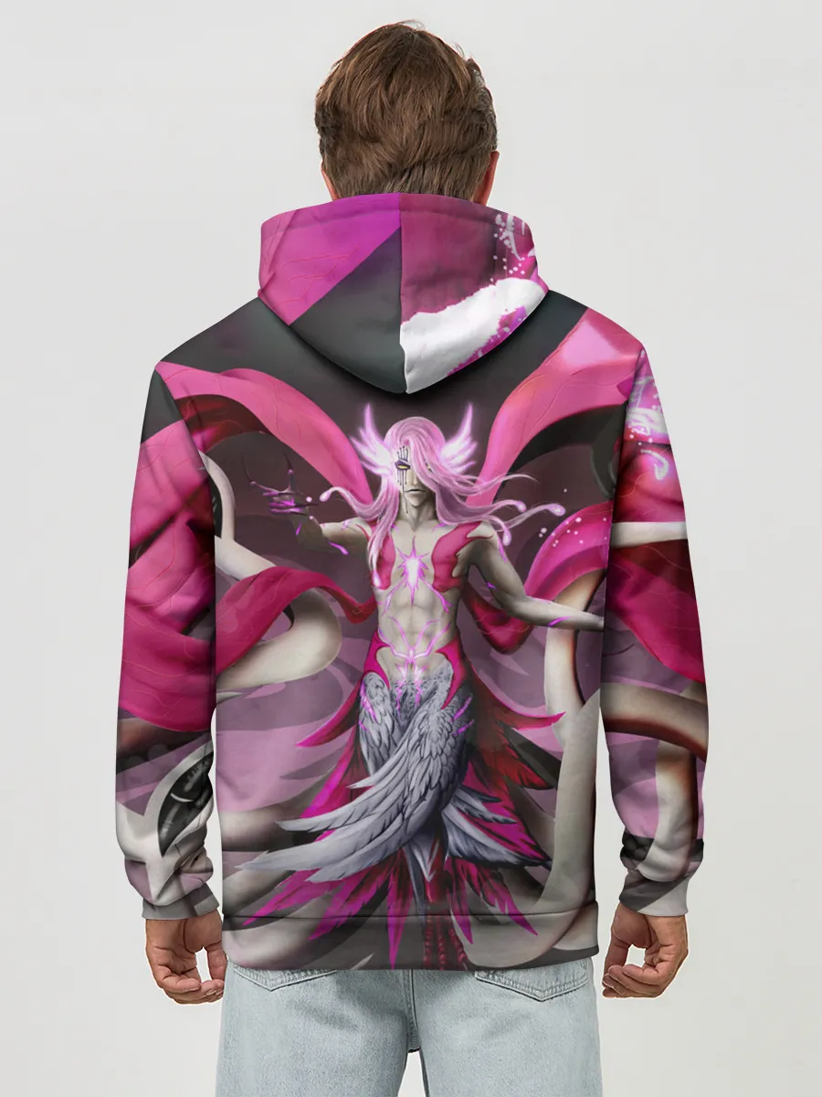 Худи мужской база хлопок / Bleach Aurora Archangel Art