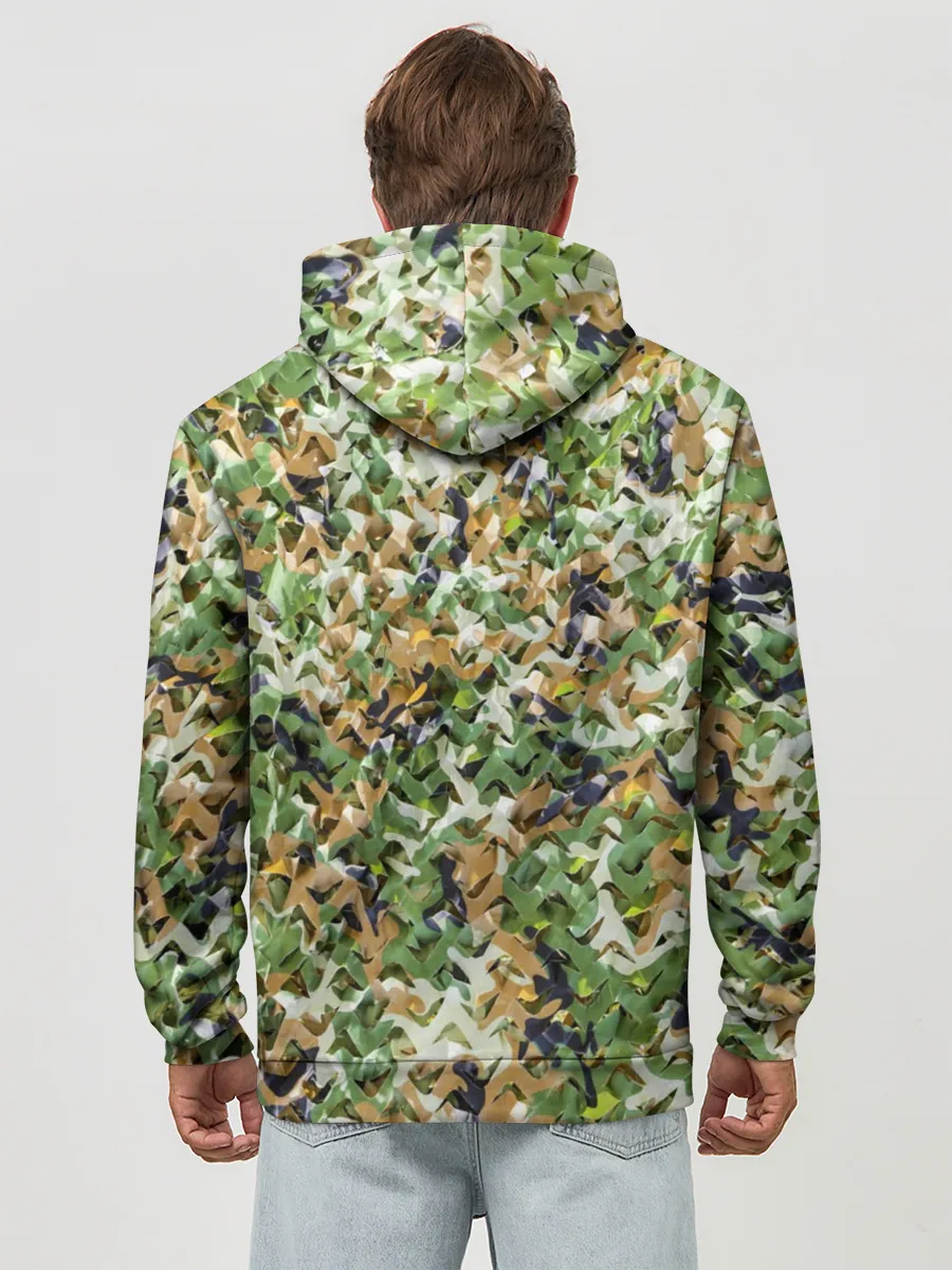 Худи мужской база хлопок / ПЕЙНТБОЛ КАМУФЛЯЖ | PAINTBALL