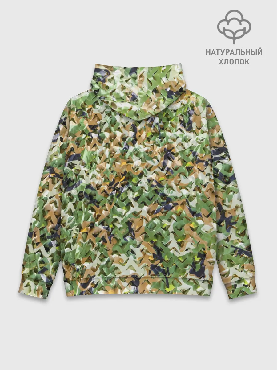 Худи мужской база хлопок / ПЕЙНТБОЛ КАМУФЛЯЖ | PAINTBALL