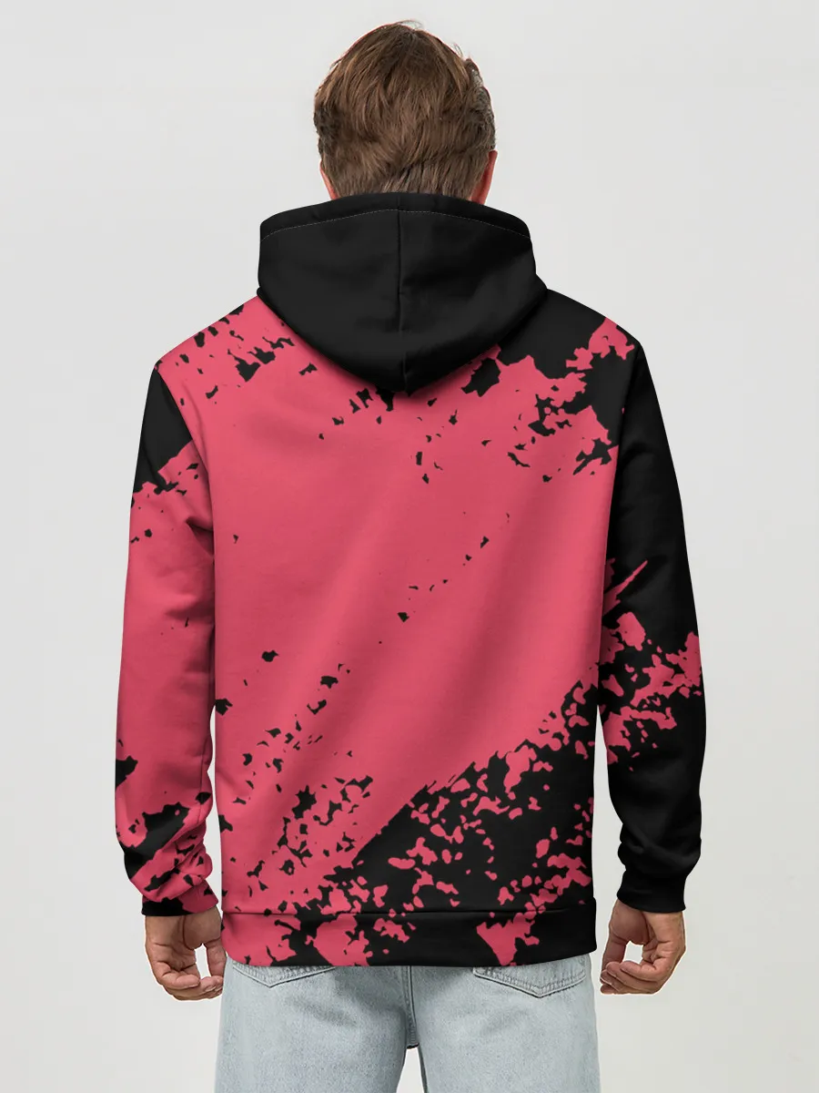 Худи мужской база хлопок / BTS LOGO / БТС ЛОГОТИП