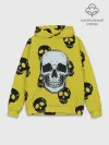 Худи мужской база хлопок / Yellow Skulls