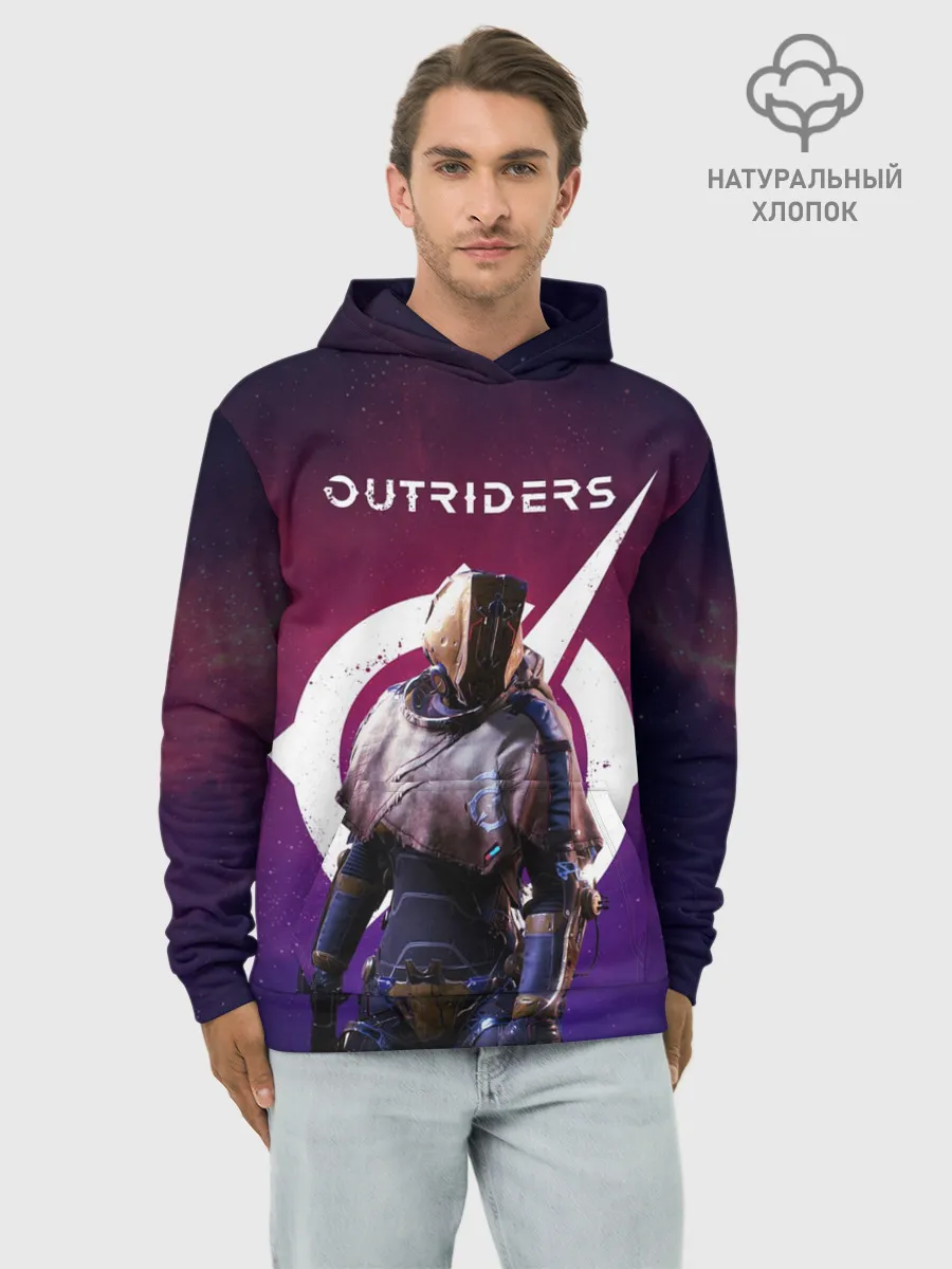 Худи мужской база хлопок / Outriders