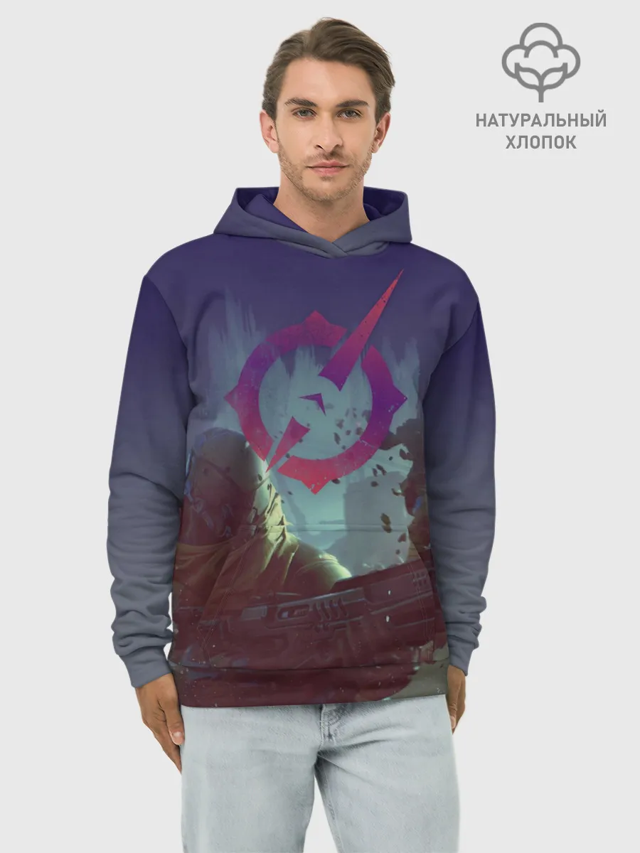 Худи мужской база хлопок / Outriders