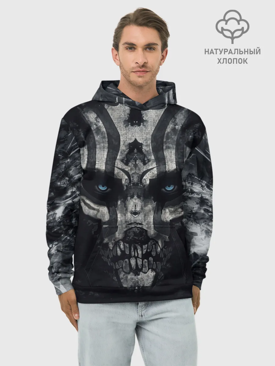 Худи мужской база хлопок / OLD SHAMAN