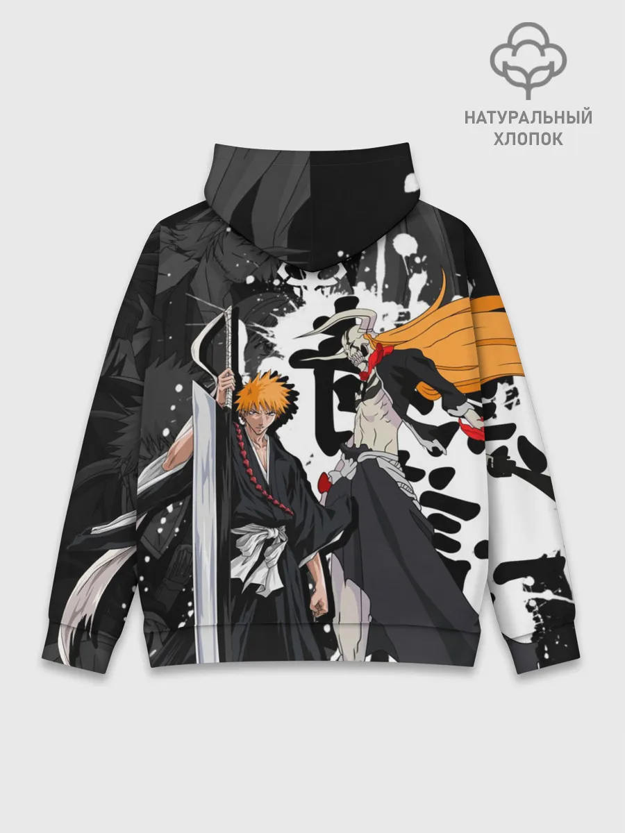 Худи мужской база хлопок / Bleach