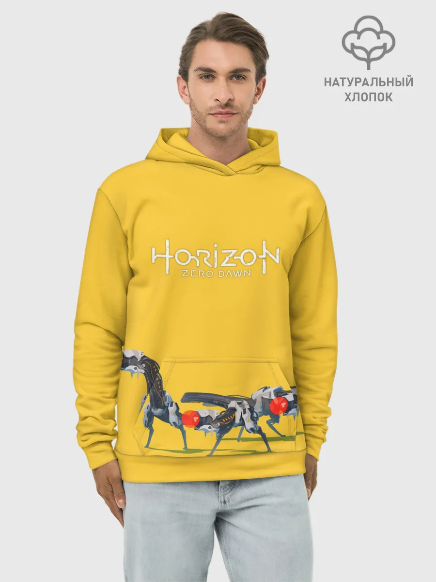 Худи мужской база хлопок / Элой на охоте