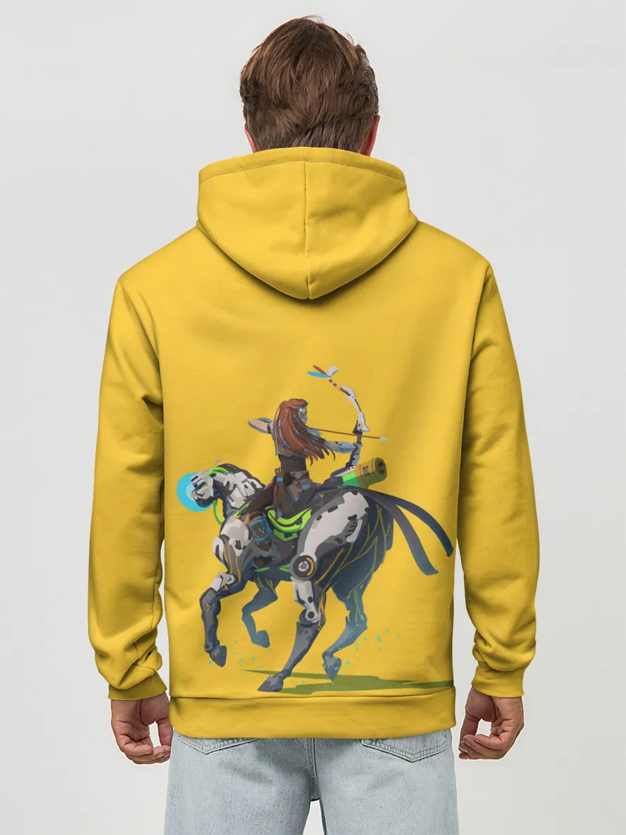 Худи мужской база хлопок / Элой на охоте