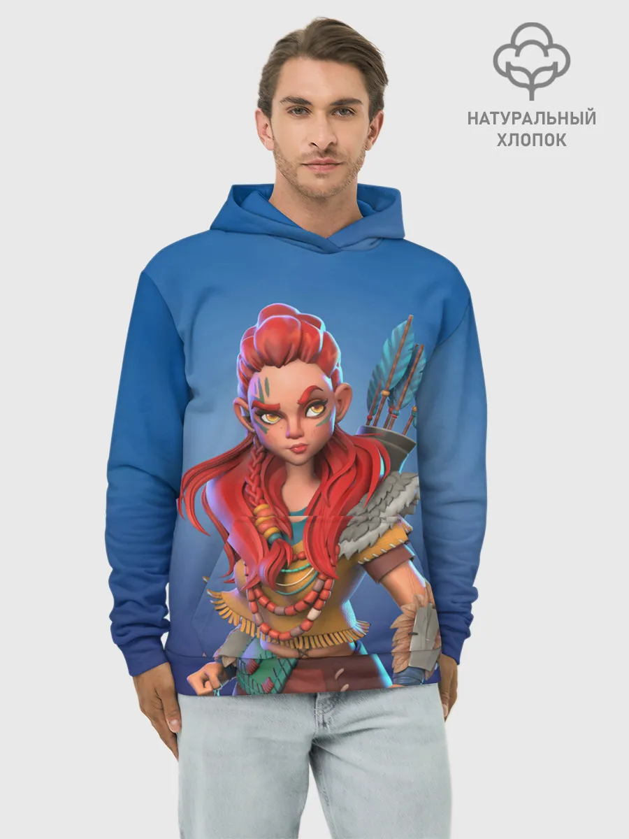 Худи мужской база хлопок / Мульт Элой