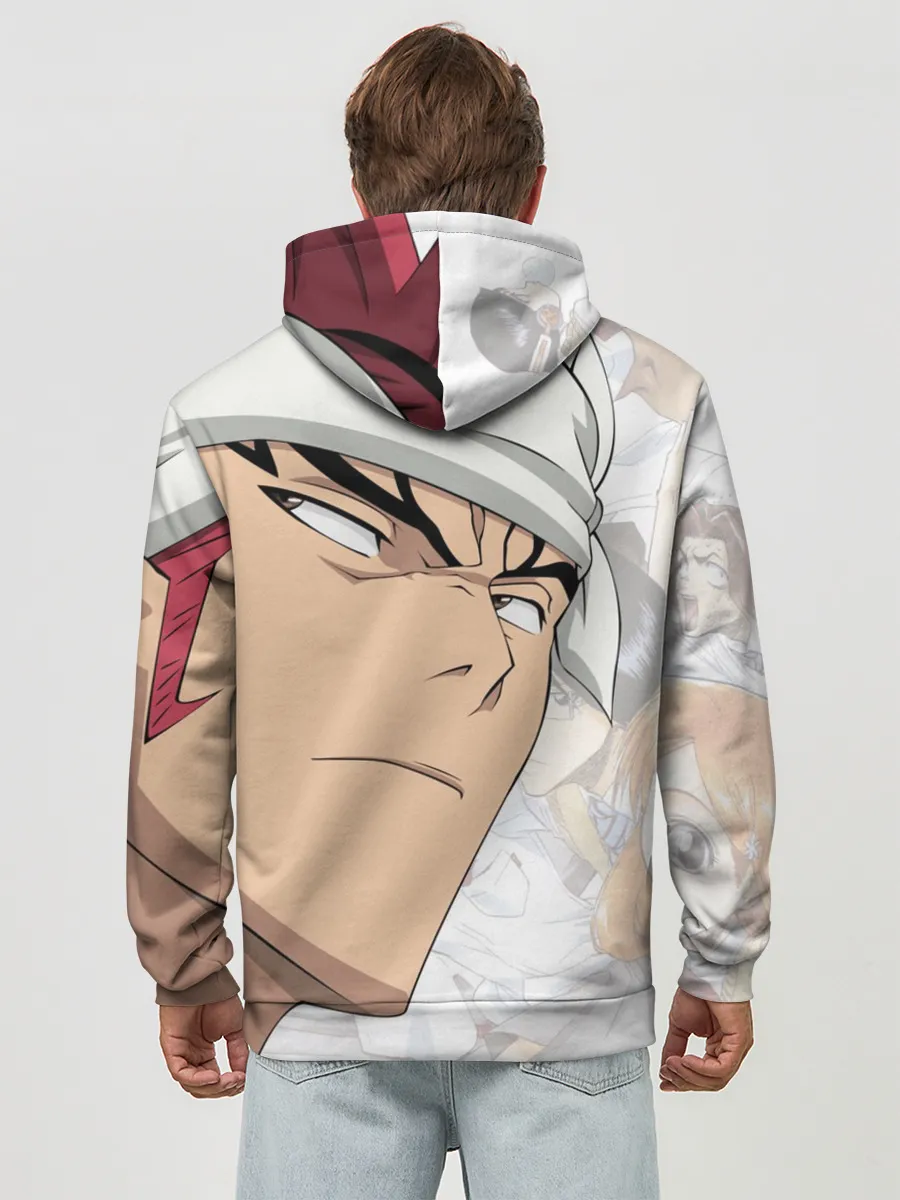 Худи мужской база хлопок / Bleach Anime Abarai Renji