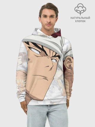 Худи мужской база хлопок / Bleach Anime Abarai Renji