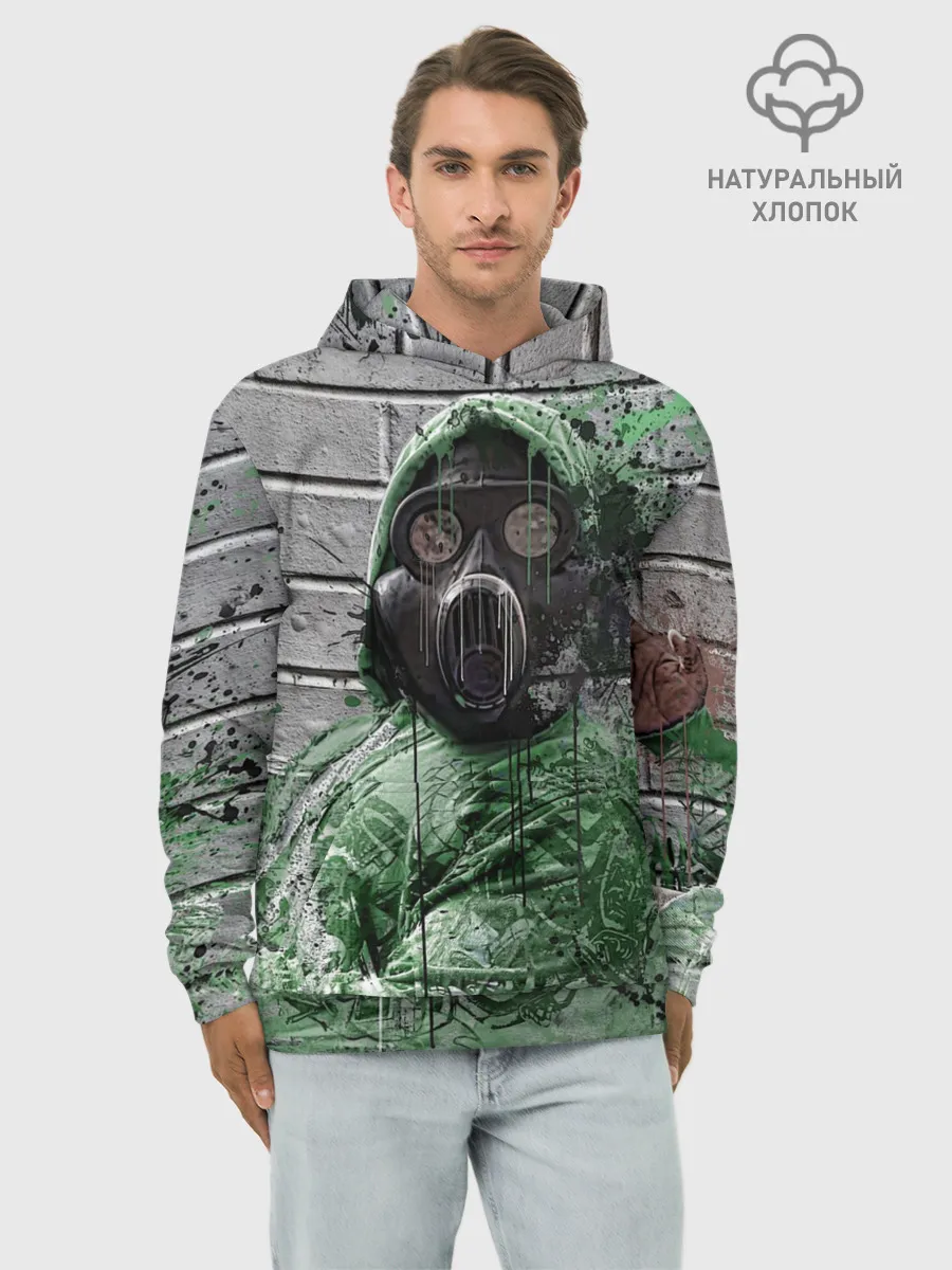 Худи мужской база хлопок / Сталкер | Метро
