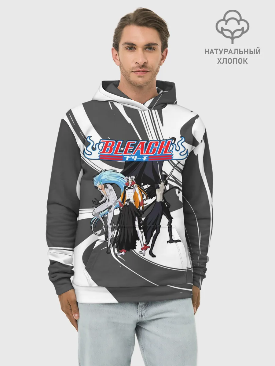 Худи мужской база хлопок / Блич Манга