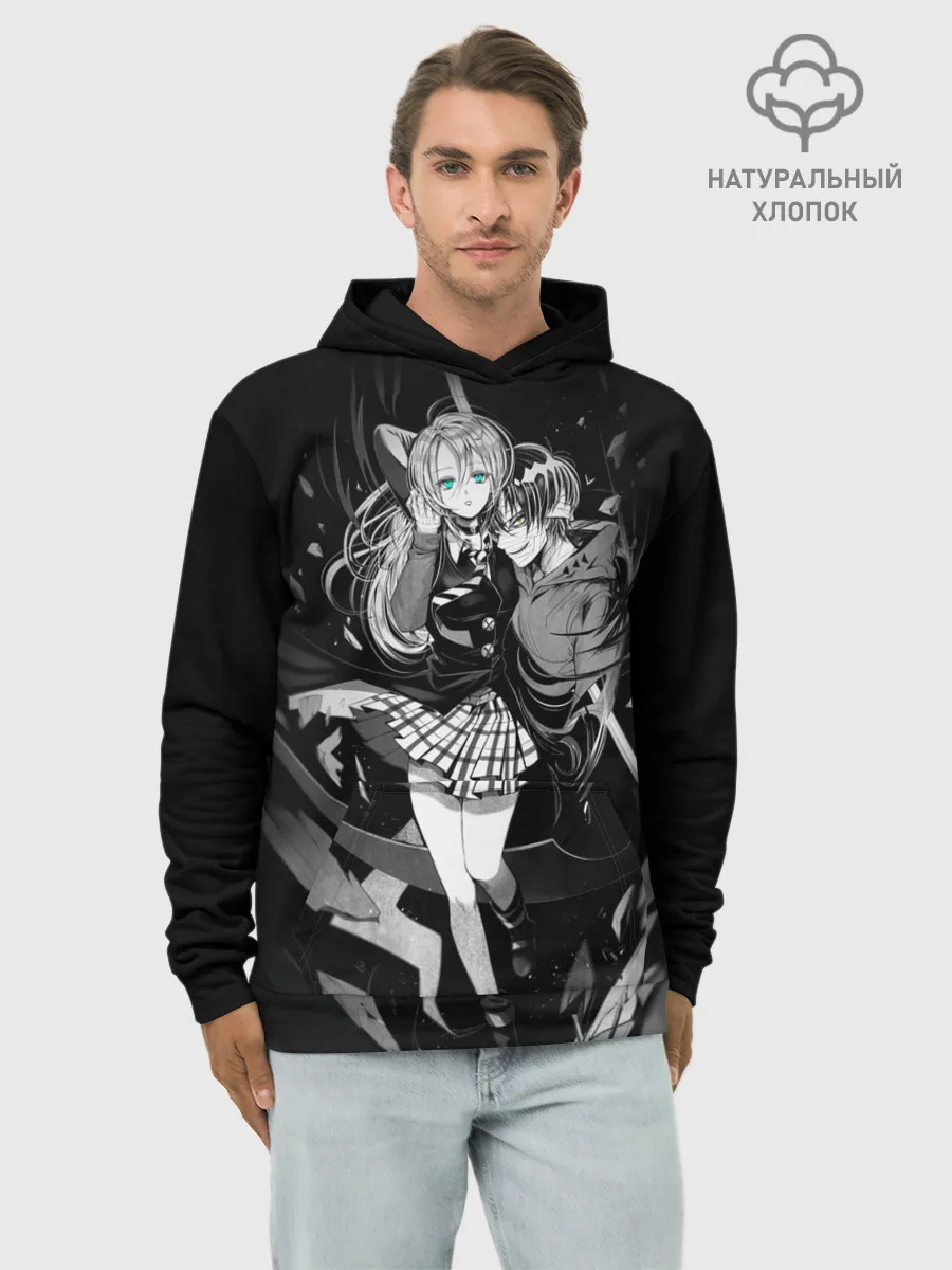 Худи мужской база хлопок / ангелы смерти