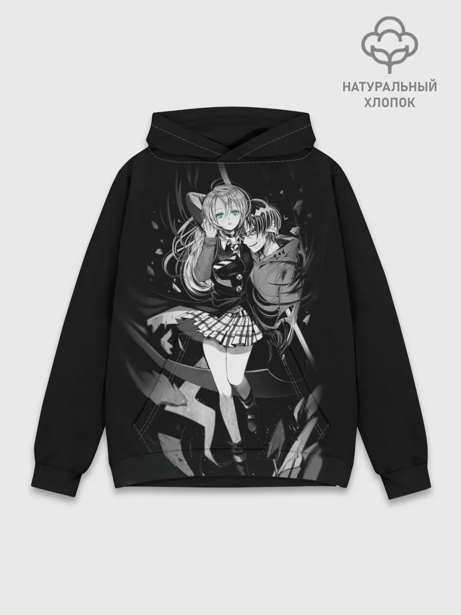 Худи мужской база хлопок / ангелы смерти