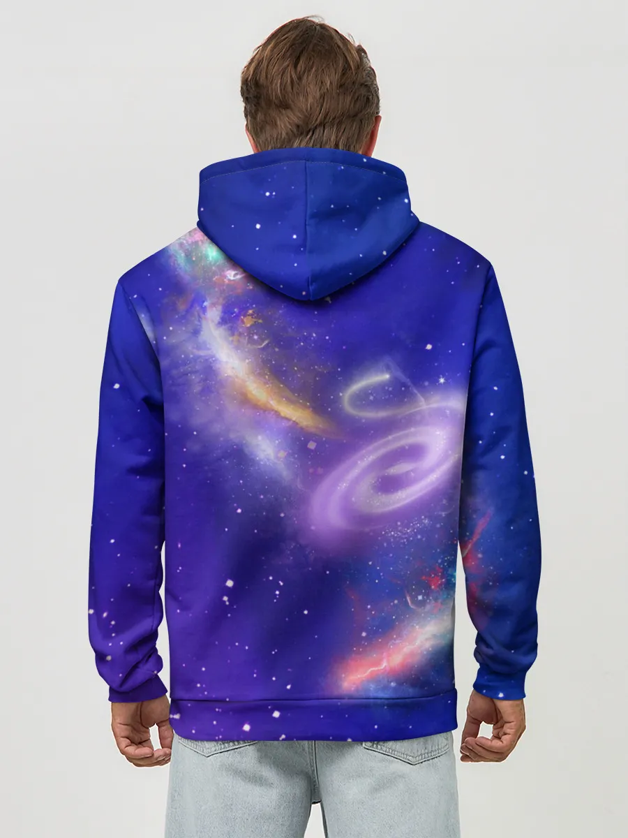 Худи мужской база хлопок / КотоКосмос