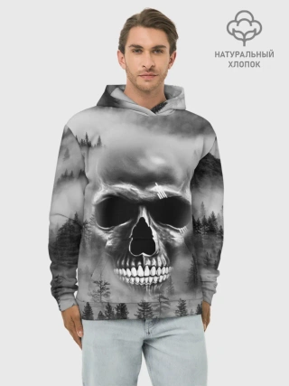 Худи мужской база хлопок / Лесной Дух
