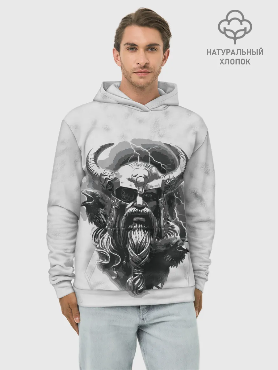 Худи мужской база хлопок / Экспансия Викинга