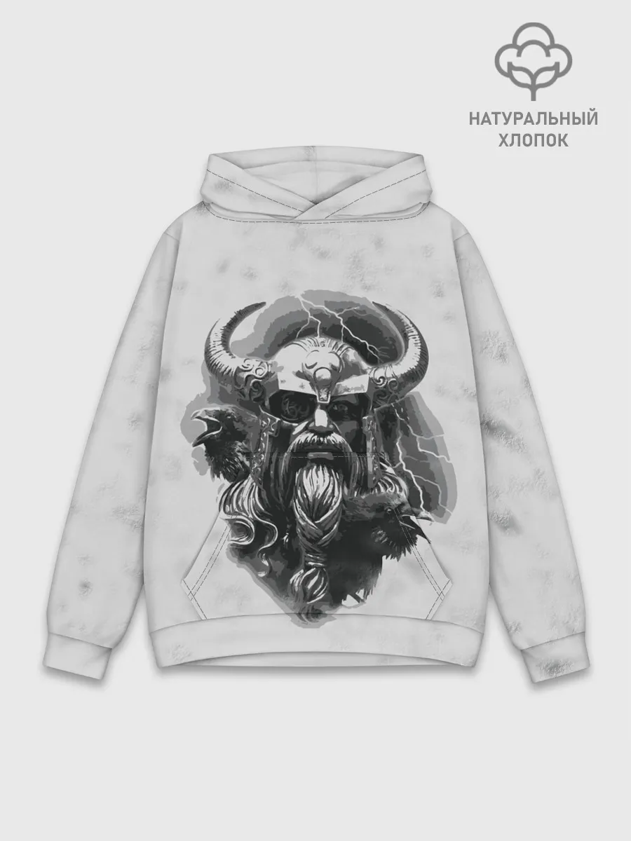 Худи мужской база хлопок / Экспансия Викинга