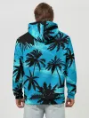 Худи мужской база хлопок / Пальмы в Горизонте