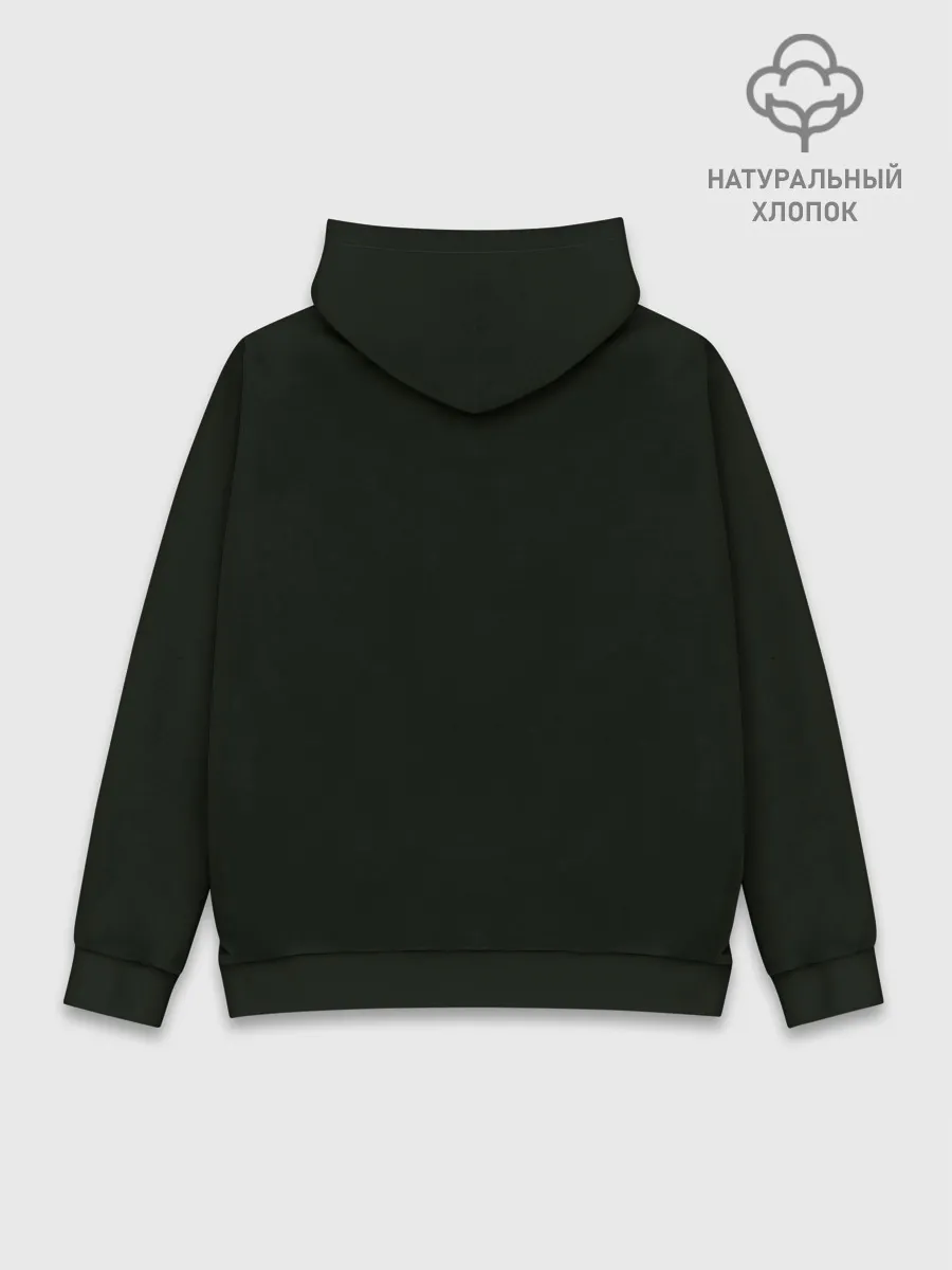 Худи мужской база хлопок / Indian Skull