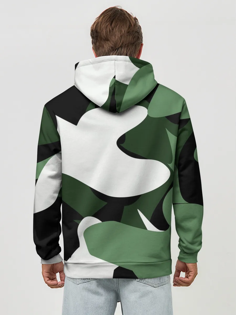 Худи мужской база хлопок / Камуфляж