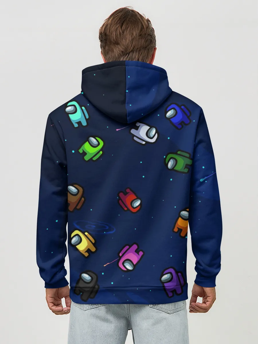 Худи мужской база хлопок / ПОЕХАЛИ АМОНГ АС | AMONG US