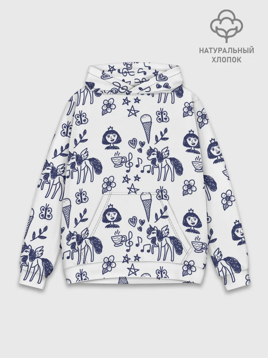 Худи мужской база хлопок / Девчачий дудл