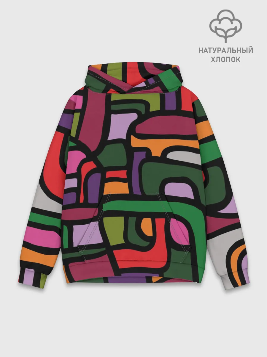 Худи мужской база хлопок / Ретро