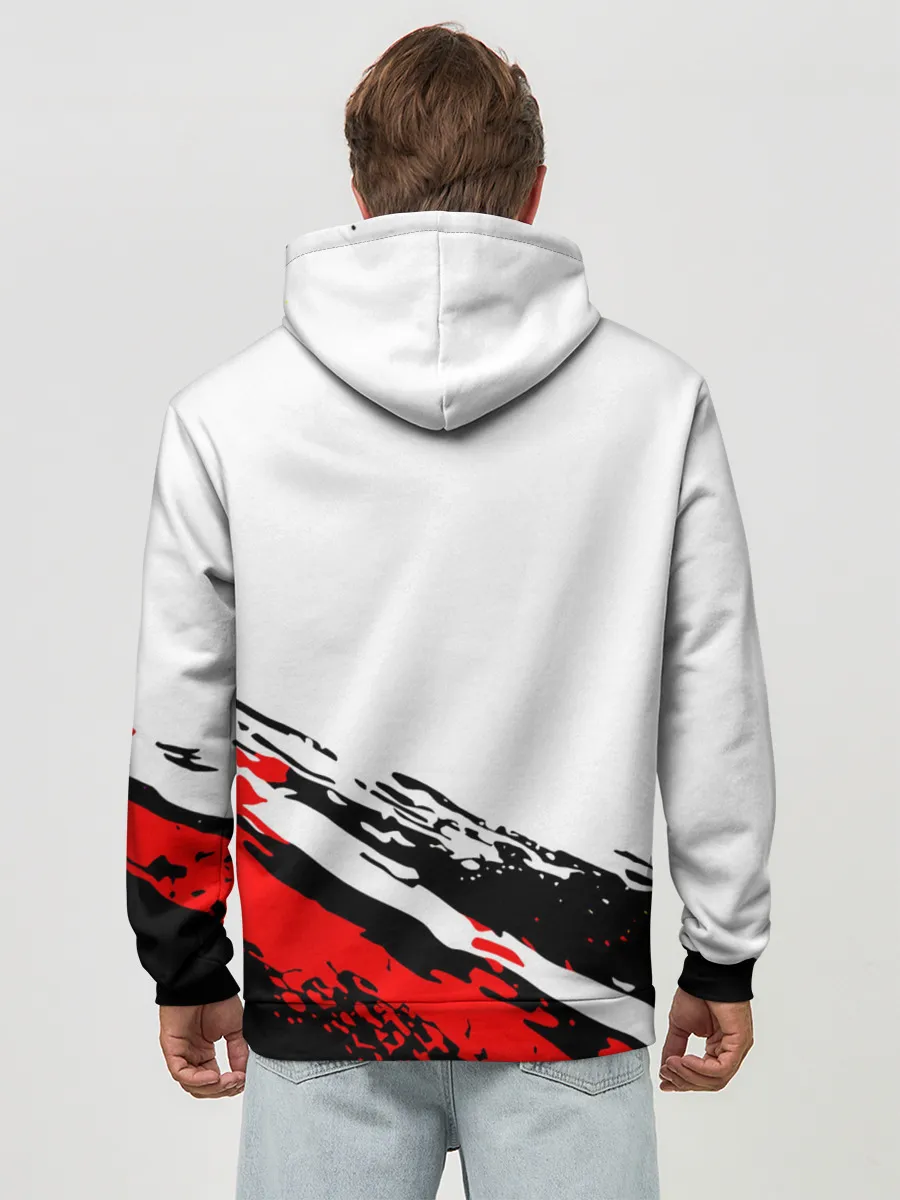 Худи мужской база хлопок / Agatsuma Zenitsu Kimetsu no Yaiba