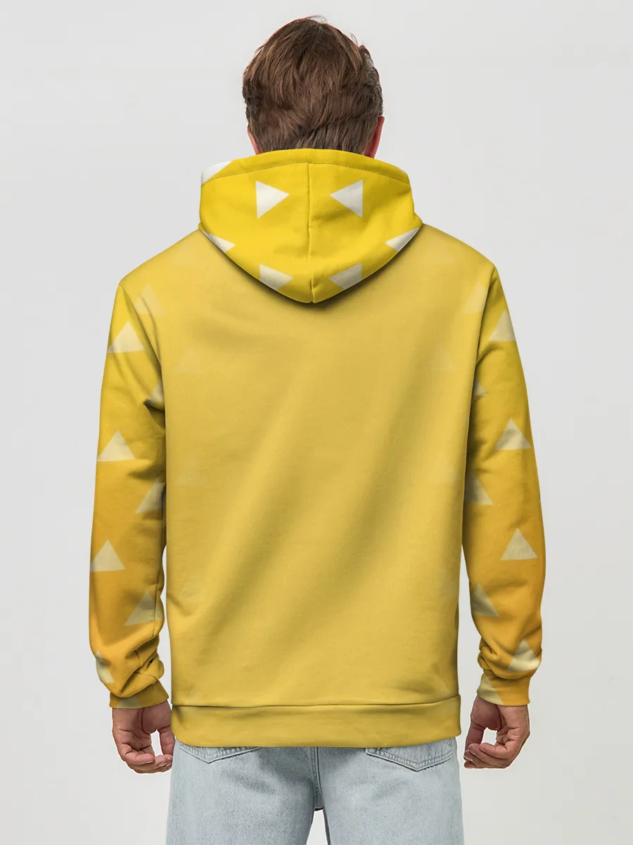 Худи мужской база хлопок / Зеницу Агацума Kimetsu no Yaiba