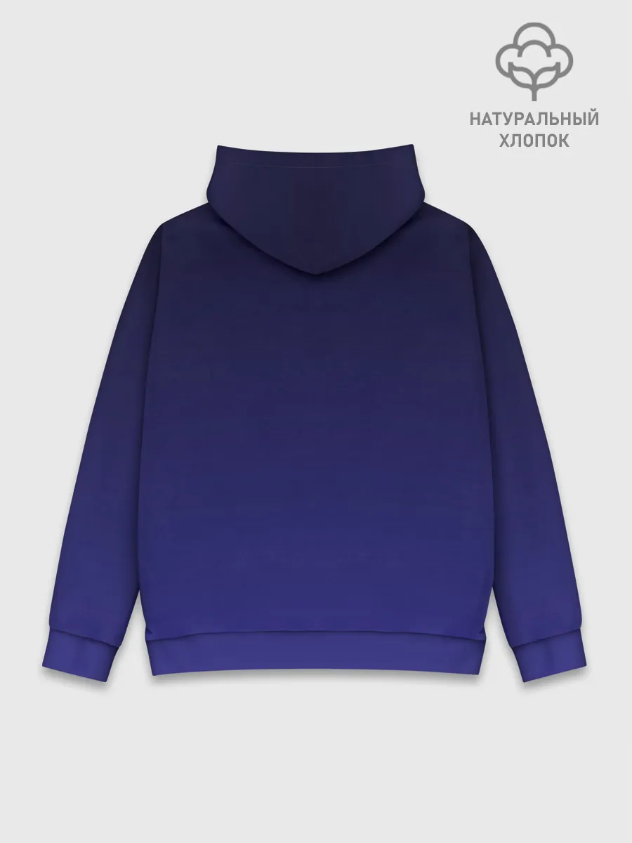 Худи мужской база хлопок / аниме Лазурный путь