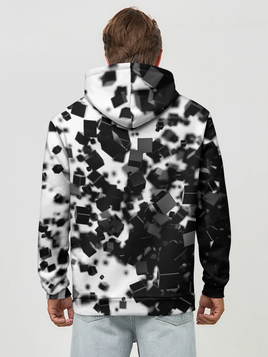 Худи мужской база хлопок / KUBIKI