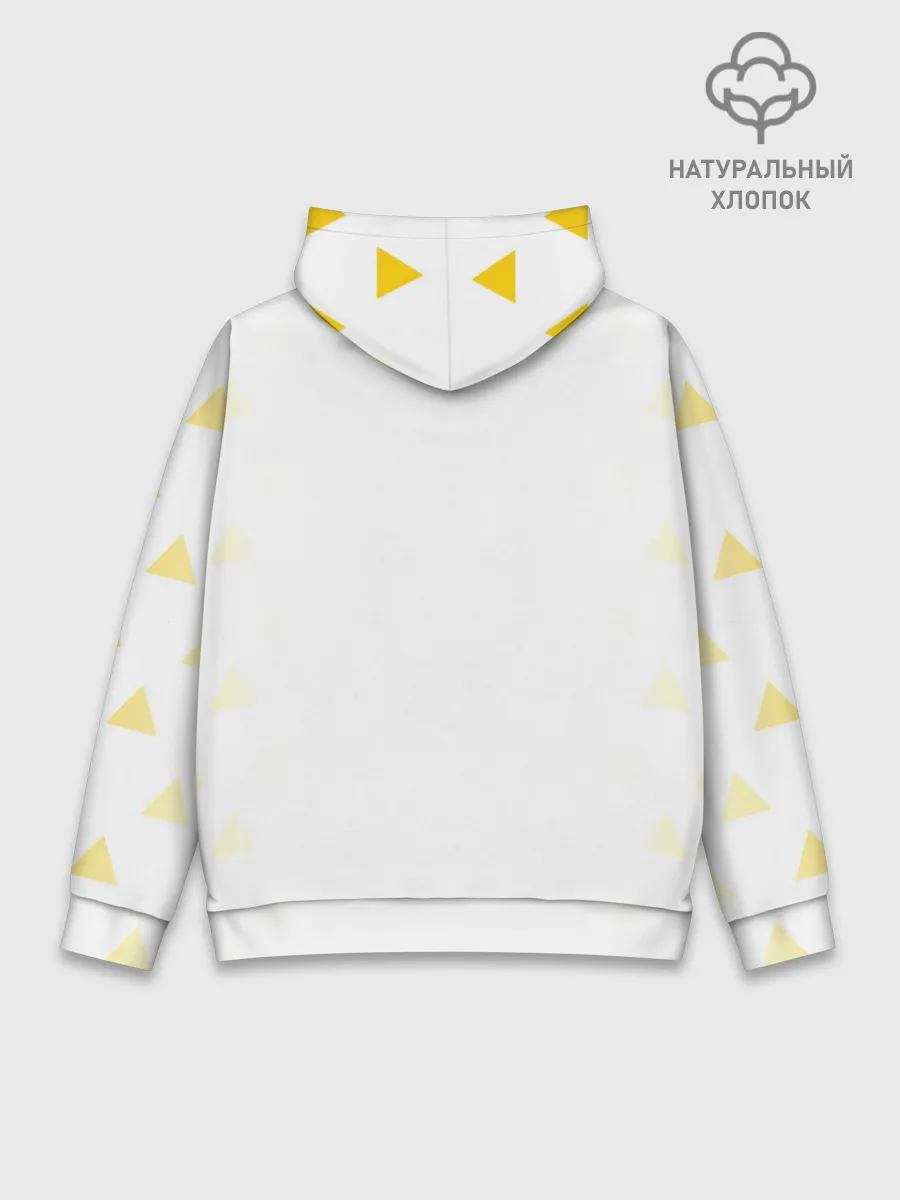 Худи мужской база хлопок / Agatsuma Zenitsu Kimetsu no Yaiba