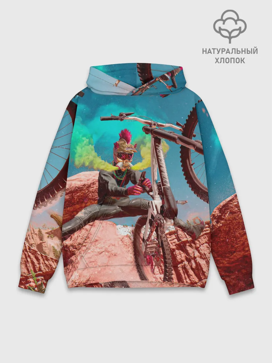 Худи мужской база хлопок / Riders Republic