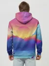 Худи мужской база хлопок / Красочные Горы
