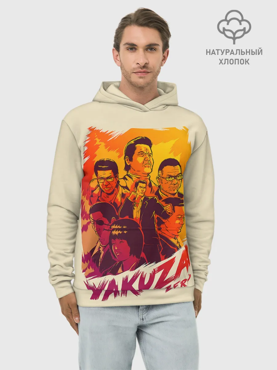 Худи мужской база хлопок / Ykuza Zero