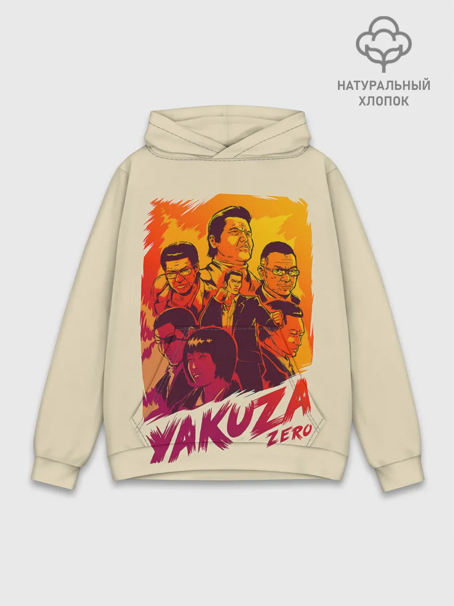 Худи мужской база хлопок / Ykuza Zero