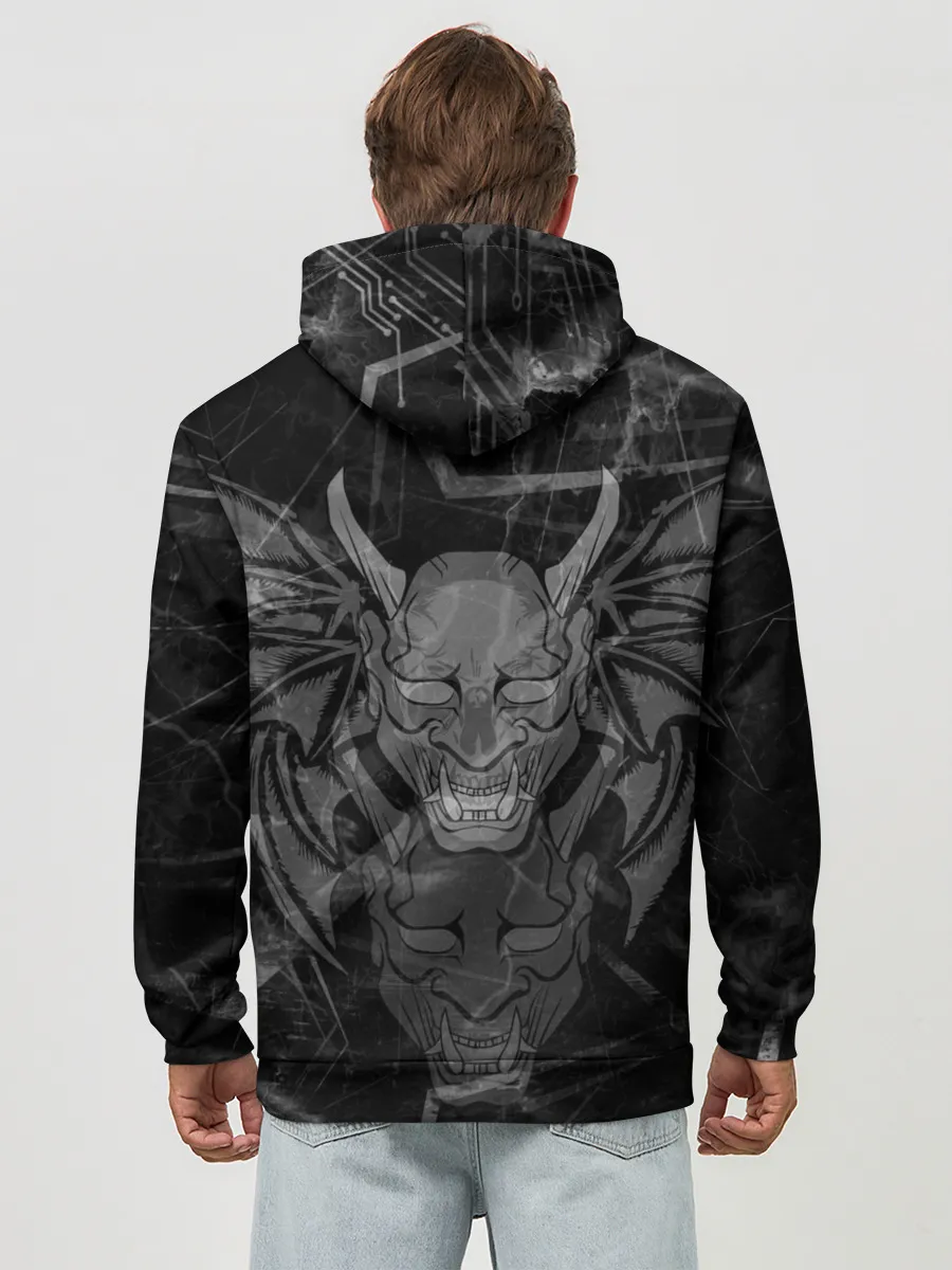 Худи мужской база хлопок / The devil is inside