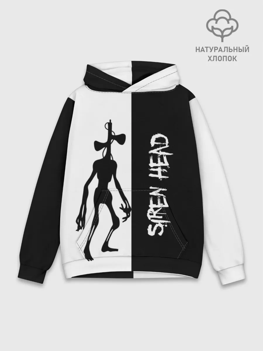 Худи мужской база хлопок / Сиреноголовый/Siren Head