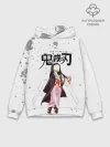 Худи мужской база хлопок / Nezuko Kamado Kimetsu no Yaiba