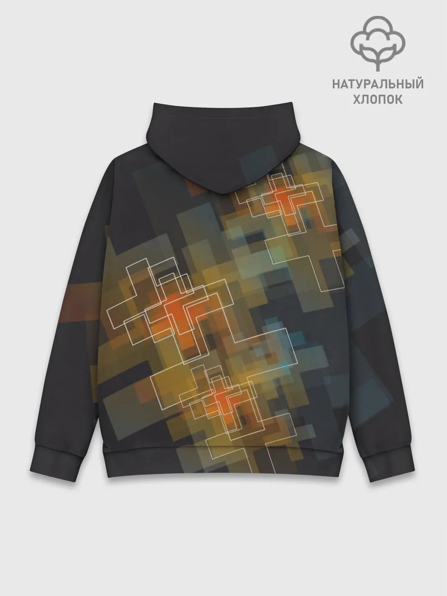 Худи мужской база хлопок / Блич. Маска