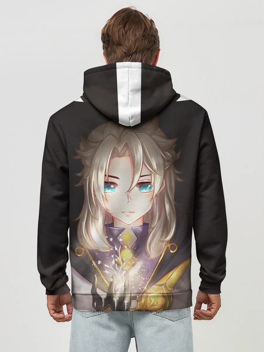 Худи мужской база хлопок / Blue Eyes Albedo.