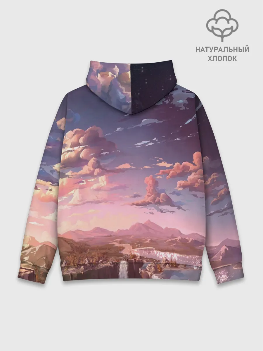 Худи мужской база хлопок / Долина