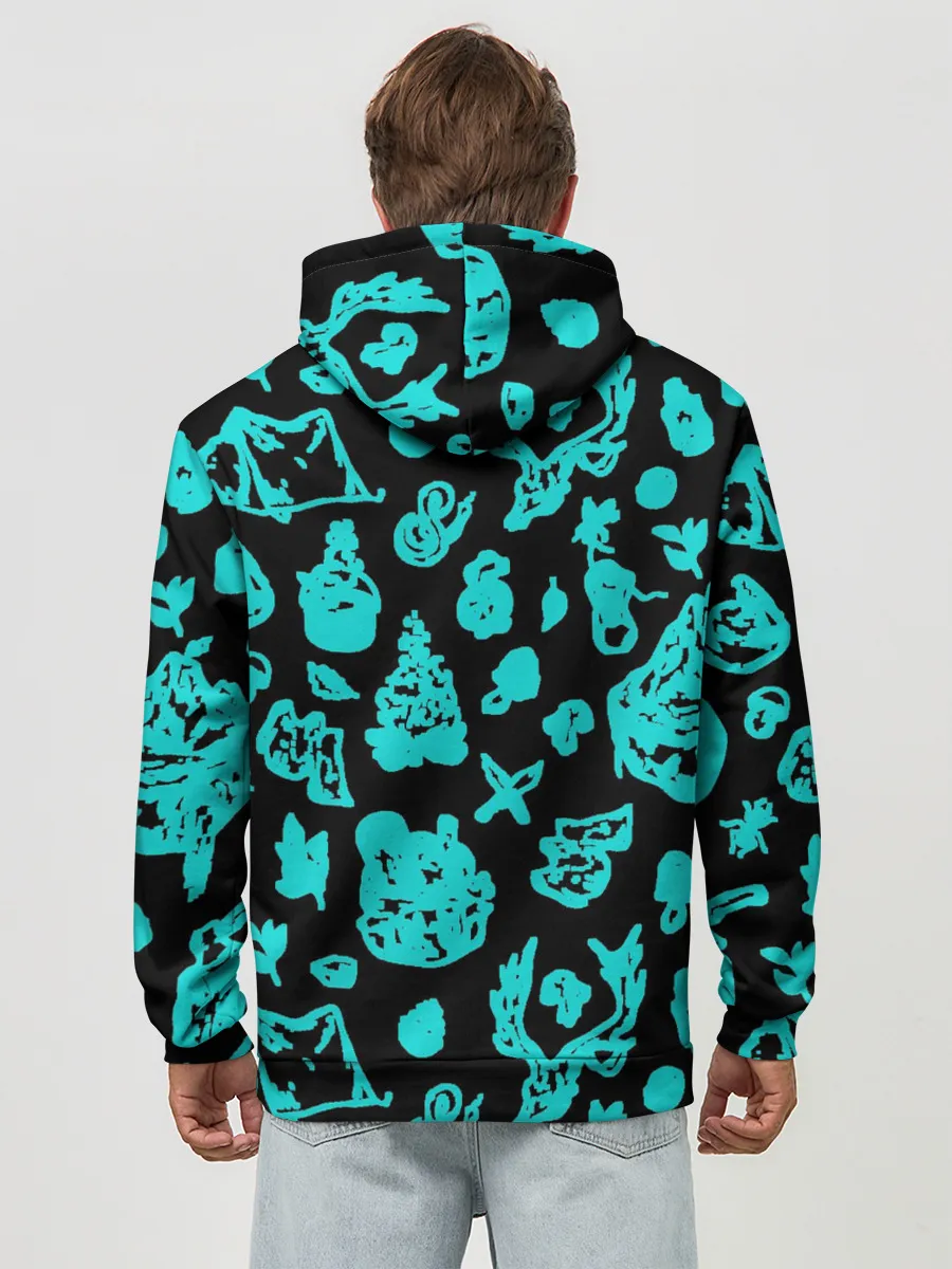 Худи мужской база хлопок / Поход