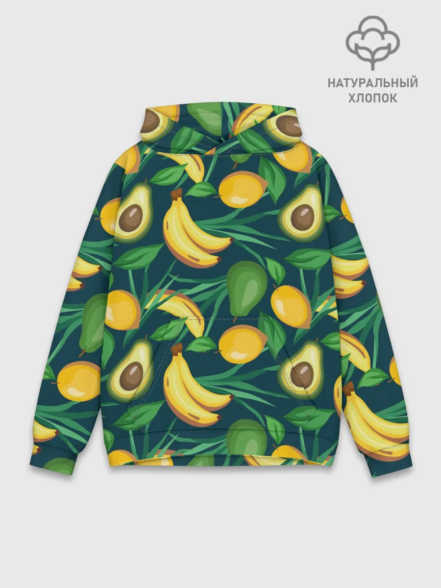 Худи мужской база хлопок / Фрукты
