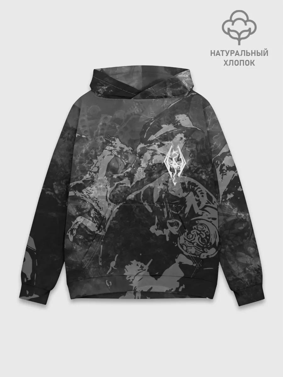 Худи мужской база хлопок / Battle with the dragon / TES