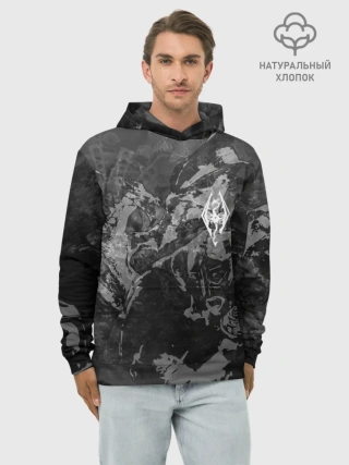 Худи мужской база хлопок / Battle with the dragon / TES