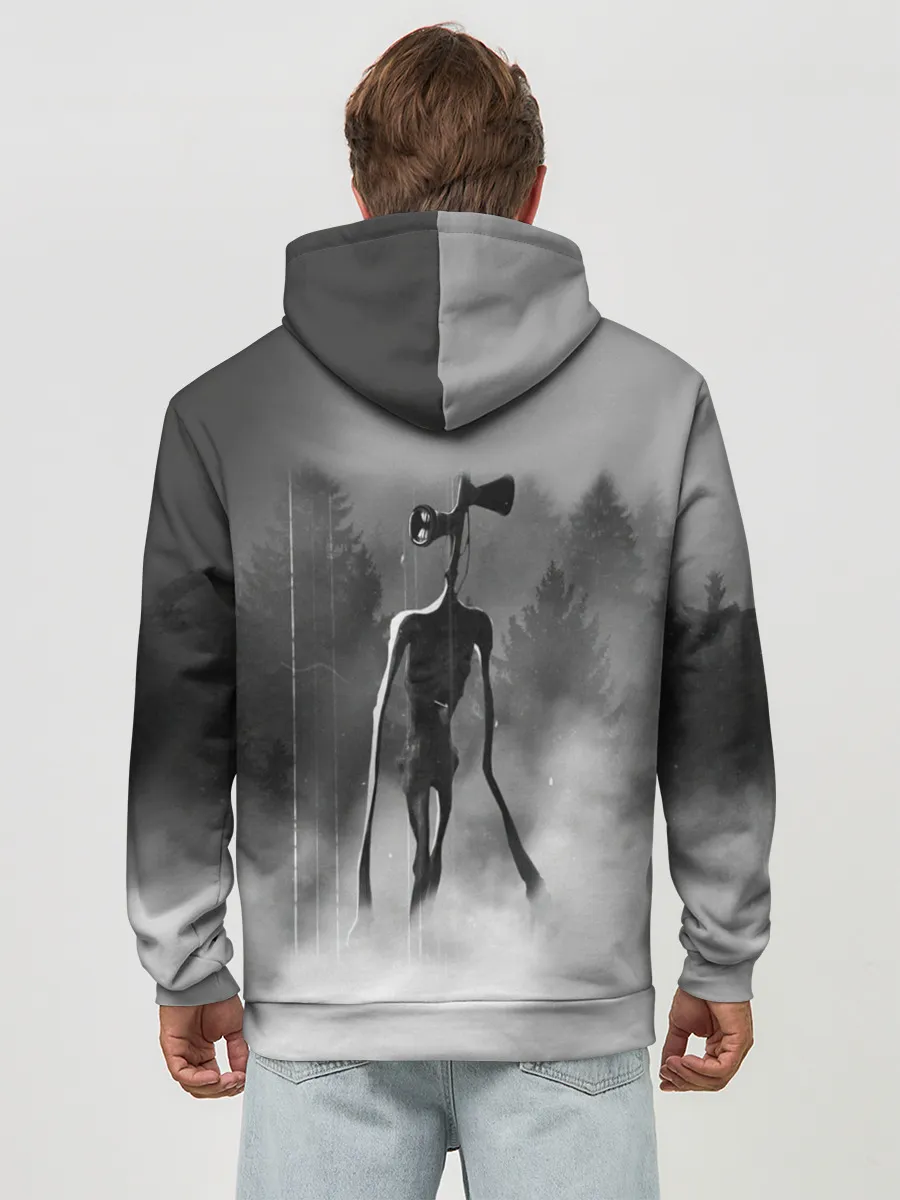 Худи мужской база хлопок / Сиреноголовый в Лесу